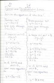 From the figure, you can see that ∠3 and ∠4 are supplementary because they are a linear pair. Writing Parallel And Perpendicular Equations Worksheet Answers Gina Wilson Tessshebaylo