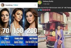 It is already may 1 and in just over two weeks from now, the 69th miss universe will be crowned at the seminole hard rock auditorium in hollywood, florida. Vietnam Wins Miss Universe 2020 In Terms Of Outfit Count Philstar Com