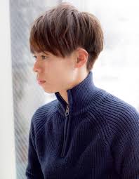 ナチュラルツーブロックマッシュyk４１ ヘアカタログ髪型