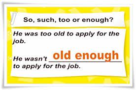 Dialog bahasa inggris too and enough. Contoh Penggunaan Too Dan Enough Dalam Bahasa Inggris