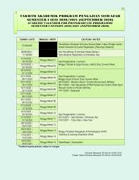 27 oktober 2018 26 januari 2019 minggu tenang menjelang uas. Kalendar Akademik Sem Institute Of Graduate Studies Upsi Facebook