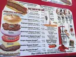 Menu Picture Of Heart Attack Grill Las Vegas Tripadvisor