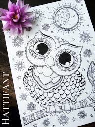 On this page you'll find free samples from my range of printable coloring books and published coloring books, which have sold over 3.5 million copies worldwide! More Owl Coloring Pages For Grown Ups Red Ted Art Make Crafting With Kids Easy Fun