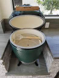 the big green egg outdoor kitchen