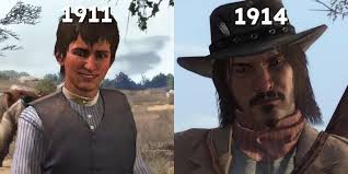 Bro aged a decade in 3 years... must've been a crazy 3 years :  r/reddeadredemption