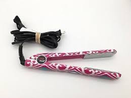 Chi Smart Titanium Ceramic Digital Flat Iron Hair Straightner Pink Ikat Ebay Flat Iron Hair Styles Hair Straightening Iron Ceramic Hair