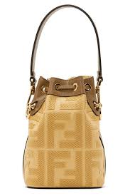 Fendi Beige Raffia Forever Fendi Mini Mon Tresor Bag In 2020 Bags Elegant Bags Fendi
