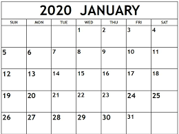 Free January Calendar 2020 Printable Template Blank In Pdf Word Excel 1 Free Printable Calendar Templates Calendar Word Calendar Printables