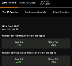 For example, mgm may have different odds than westgate. 2020 Nba Draft Betting Preview Odds Props Best Bets Sports Illustrated