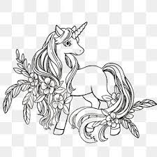 Bed Clipart Black And White Png Heart Flower Black White Paintable Creature Lovely Hand Unicorn Account Teenage Flower Clipart Heart Clipart Fantasy Creatures Fantasy Background Hand Painted