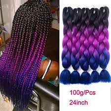 Who knew you can get your hair done for less than $100?? 24 Inch Pink Purple Blue Blonde Color Synthetic Crochet Hair Jumbo Braid Hair Yaki Soft Hair Ombre Crochet Braiding Hair Extension For Braid Shopee Philippines