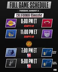 We did not find results for: Nba On Twitter Nbasummer Tips Tonight With The California Classic And Salt Lake City Summer League Watch The Action On Espn 2 Nba Tv Https T Co Ojt1lbnoma