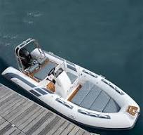 China Modern Design 16ft 480 Bateau Fiberglass Hard Bottom Dinghy Luxury  Barca a Motor E Hypalon Inflatable Gommone Rib Boat