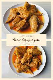 Resep Masakan Gulai Sayap Ayam Sayap Ayam Resep Masakan Gulai
