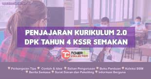 Dskp kssr semakan tahun 4. Dpk 2 0 Tahun 4 Kssr Semakan Lengkap Semua Subjek