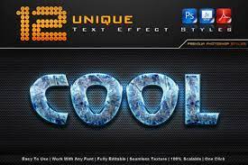 Unique Text Effect Styles 2 Graphic By Mualanadesign Creative Fabrica Text Effects Text Seamless Textures