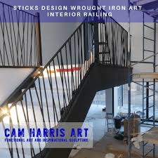 Slavo cech turned his hand to wrought iron after studying art history and painting and exploring a variety of other media. Sticks Design Iron Art Railing For A Luxury Home In Calgary Alberta Cam Harris