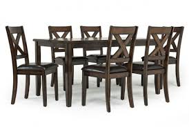 Palm Springs Dining Table 6 Chairs In Brown In 2020 Dining Table Chair Dining