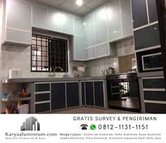 Harga kabinet dapur … meteran dan harga untuk setiap unit pintu kitchen set yang anda pesan.lemari aluminium murah dengan harga terbaik dapatkan hanya di olx.co.id. Kitchen Set Aluminium Cimanggis Depok Jasa Pasang Aluminium