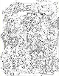 Perfect for the party week alice in. Alice In Wonderland By Sidoans Raskraski Raskraski Disnej Princessa Raskraski