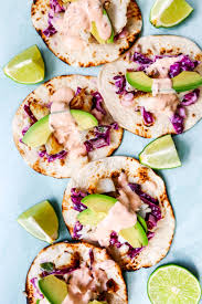 —theresa danos, hyde park, new york. Fish Tacos With Limey Slaw Bang Bang Sauce