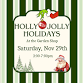Holly Jolly Holidays- Saturday, November 29th 2025 event image