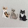 Siamese cat counted cross stitch patterns. 3