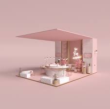 Booth Design For Beauty Co Kuwait On Behance Booth Design Salon Interior Design Store Design Interior