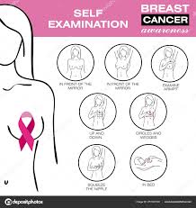 Breast Cancer Medical Infographic Self Examination Women