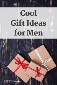 Finding unique gifts for men can be extremely difficult. Cool Gift Ideas For Men