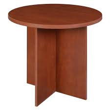 Leave 24 inches of room per chair. Niche Mod 30 Inch Round Table In Cherry Red With Wooden Finish Nrt3029ch