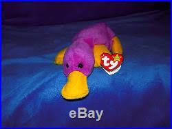 Rare Retired Patti The Platypus Beanie Baby Rare Beanie Babies