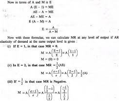 Ar Mr And Elasticity Of Demand With Diagram