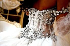Crystal Corset Bling Wedding Dress Wedding Dresses Corset Wedding Dresses