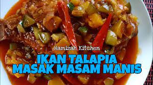 Resepi ikan talapia masak masam manis sedap ikan talapia timun nenas cili api 2 biji bawang besar 5 ulas bawang putih 1. Resepi Ikan Talapia Masak Masam Manis Sedap Mudah Dan Simple Youtube