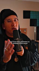 went from being homeless to a clothing brand owner. new freestyle loading  🔋 #indigenous #hiphop #nativetok