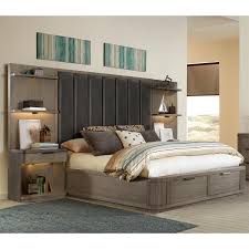 Sorinella queen bed sets a high note for affordable luxury, with diamond tufting highlighting the upholstered wing headboard. Riverside 21888 King California King Tall Upholstered Headboard 21888 R W Mcdonald Sons