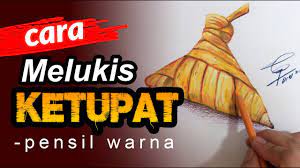 Berikan diri anda tanpa bimbang! Cara Mudah Menggambar Ketupat Palas Yang Sedap Dengan Pensil Warna How To Draw Ketupat Youtube