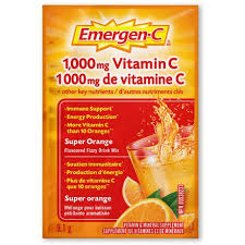 The vitamin c drinks contain beneficial active ingredients that boost users' health status and wellbeing. Emergen C Super Orange 1000mg Vitamin C Electrolytes B Vitamins Mineral Supplement Walmart Canada
