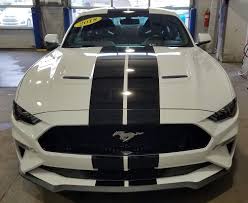 Black And White Mustang Convertible Mustang Racing Stripes Racing Stripes Rally Stripes Mustang