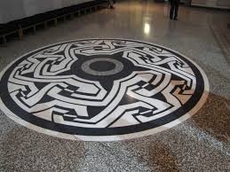 Circle Design Hoover Dam Dam Terrazzo