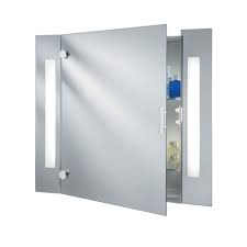 Get yours today from dunelm, the uk's largest homewares and soft furnishings store. Bathroom Mirror Light Illuminated Mirror Glass Cabinet 2 Light Shaver Socket Ip44 Moonlight Design
