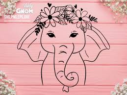 Download Free Baby Elephant Svg Cut File Free Svg Cut Files Create Your Diy Projects Using Your Cricut Explore Silhouette And More The Free Cut Files Include Svg Dxf Eps And Png SVG Cut Files