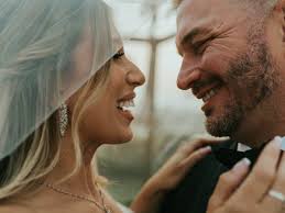 Bride Wore Custom Wedding Dress With Detachable Skirt for Wheelchair