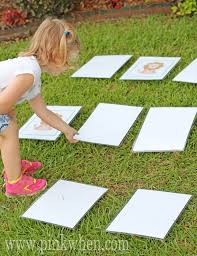 Outdoor Memory Game Pinkwhen Summer Activities For Kids Memory Games Summer Activities
