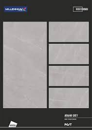 Large format porcelain tiles are becoming popular because of their style and less grout. Armani Grey Millennium Tiles 600x1200mm 24x48 Pgvt Glossy Polished Porcelain Tile Series Product Variations Armani Grey Tiles Polished Porcelain Tiles