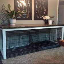 Pin By Karli Faith On Future House Ideas Dog Crate Table Dog Crate Furniture Crate Furniture