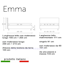 La lunghezza totale della testiera con comodini montati è di 332cm, mentre la profondità totale della struttura è di 216cm. Letto Dal Minimo Ingombro Testiera Sottile