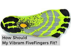 How Should My Vibram Fivefingers Furoshiki Fit Chart