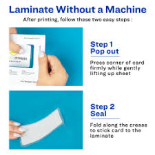 However, you may cover the card with plastic or other removable material if it does not damage the card. Avery Self Laminating Id Cards 30 Cards 5361 Avery Com